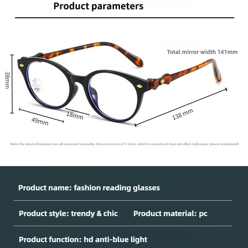 Ultra Lightweight Anti Blue Light Presbyopia Glasses Fashionable Anti Fatigue Reading Glasses Diopters 0 To 4 0