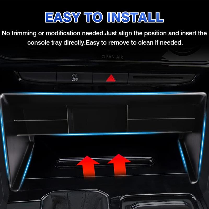 Center Console Organizer for VW Atlas and Cross Sport 2018 Accessories, Ert Tray Armrest Storage Box