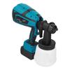 Cordless Paint Sprayer Gun Electric 21V Lithium Battery Rechargeable 1000ml US Plug 100?240V