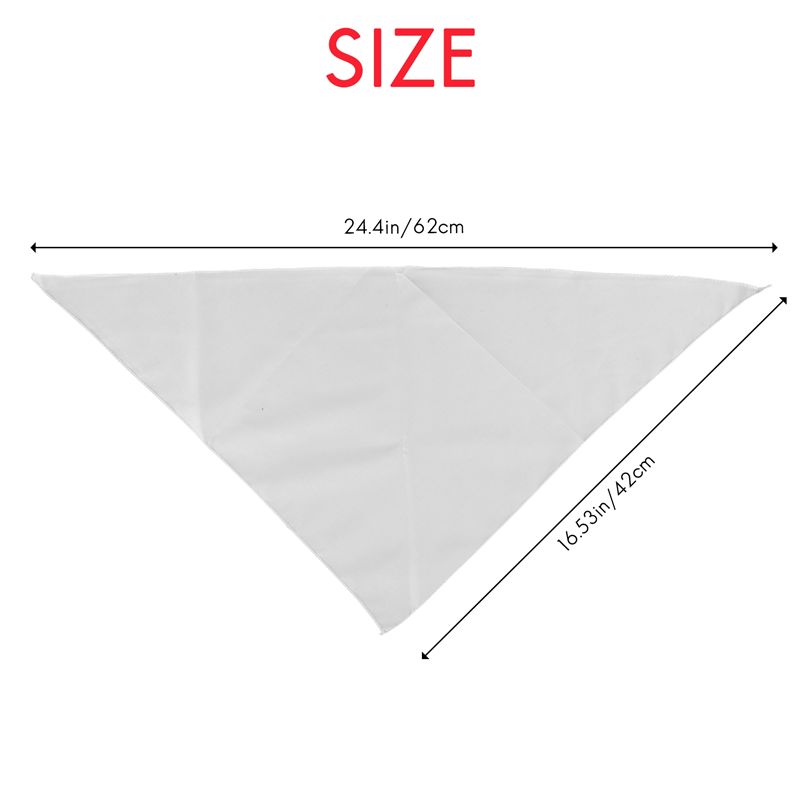 ABMH-Sublimation Blank Pet Bandana Heat Transfer Washable DIY Triangle Dog Scarf Bibs Kerchief For Dogs Puppy Cats