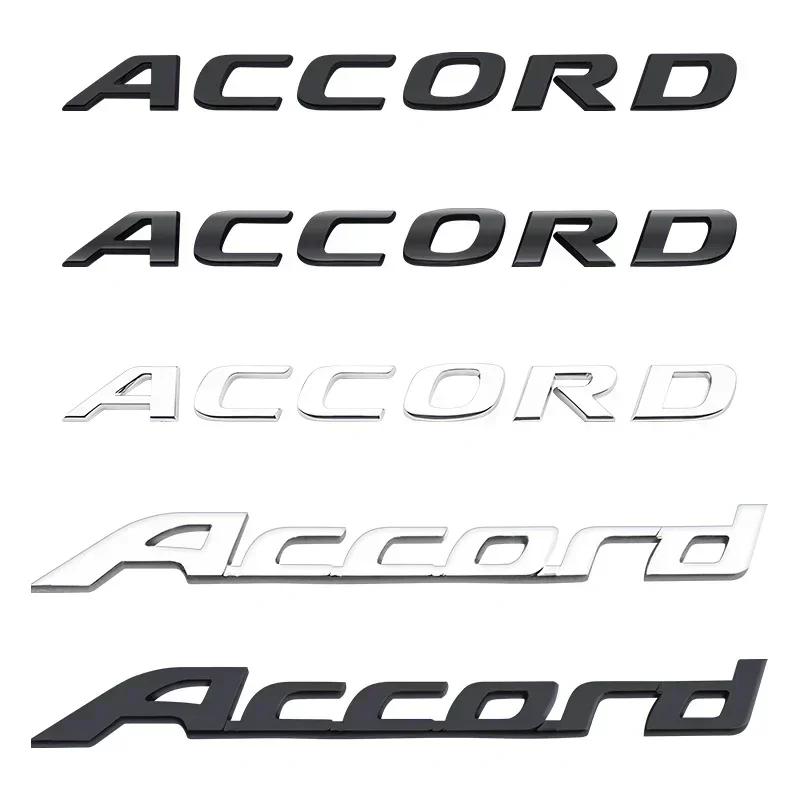 1pcs ABS Car Trunk Rear Logo Stickers Letter Decals for Honda CR-V STEPWGN Civic Accord City XR-V Envix ODYSSEY VEZEL Fit TR6