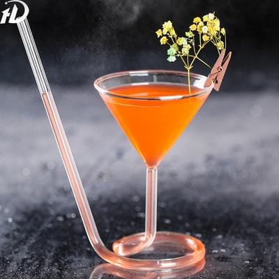 Cocktailbägare med pipett, Martiniglas, Vinglas, Öl, Champagne, Juiceglas, Glasvaror, Dricksglas