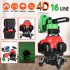 16LIGHT 4D Green Laser Level  360° Horizontal Vertical Cross Strings with Automatic Self Leveling Indoor/Outdoors