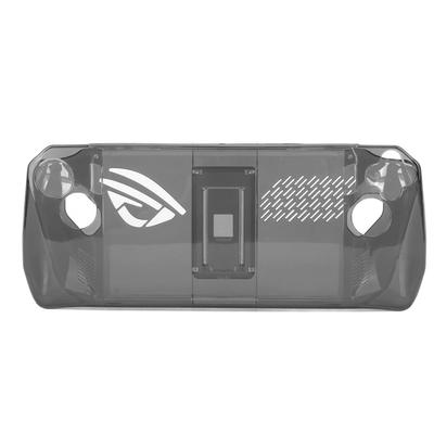 Game Console Clear Case Shockproof Prevent Slip TPU Protective Cover with Bracket for ASUS ROG Ally