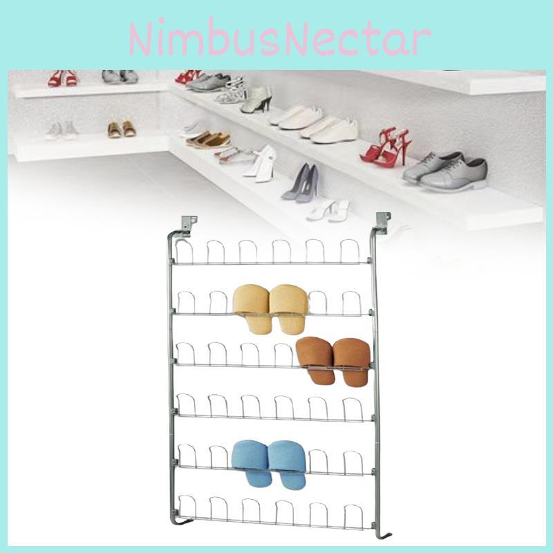 Six Metal Layer Shoe Rack Shoes Storage Tools Living Room Tidying Convenient