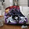 1pc KISS Band Flannel Blanket, Soft Skin Friendly with Digital Printing, Various Sizes Available for Family, Friends, Birthday