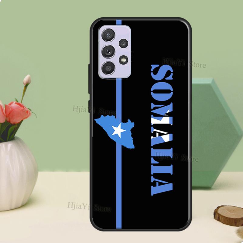 Somali Somalia National Flag Case For Samsung A54 A34 A24 A14 A51 A71 A12 A22 A32 A52 A72 A73 A33 A53 A13 Back Cover