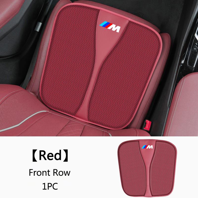 Soft Car Seat Cushion PU Leather Ventilated All Season Seat Cushion Covers For BMW E46 E39 E38 E90 E60 E36 F30 interior sticker