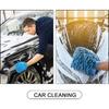 BBTO 5 Pieces Car Wash Mitts Chenille Microfiber Wash Mitts Double Sided Scratch-Free