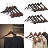 Heavyduty Wooden Clothes Hangers With Retro Style For Garment Display And Storage