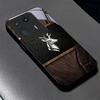 Elite Metallic Stag Black Glass Phone Case For Motorola Moto Edge 70 60 Fusion 50 Ultra 40 Neo 30 Pro 20 Lite 60s Neo Back Cover