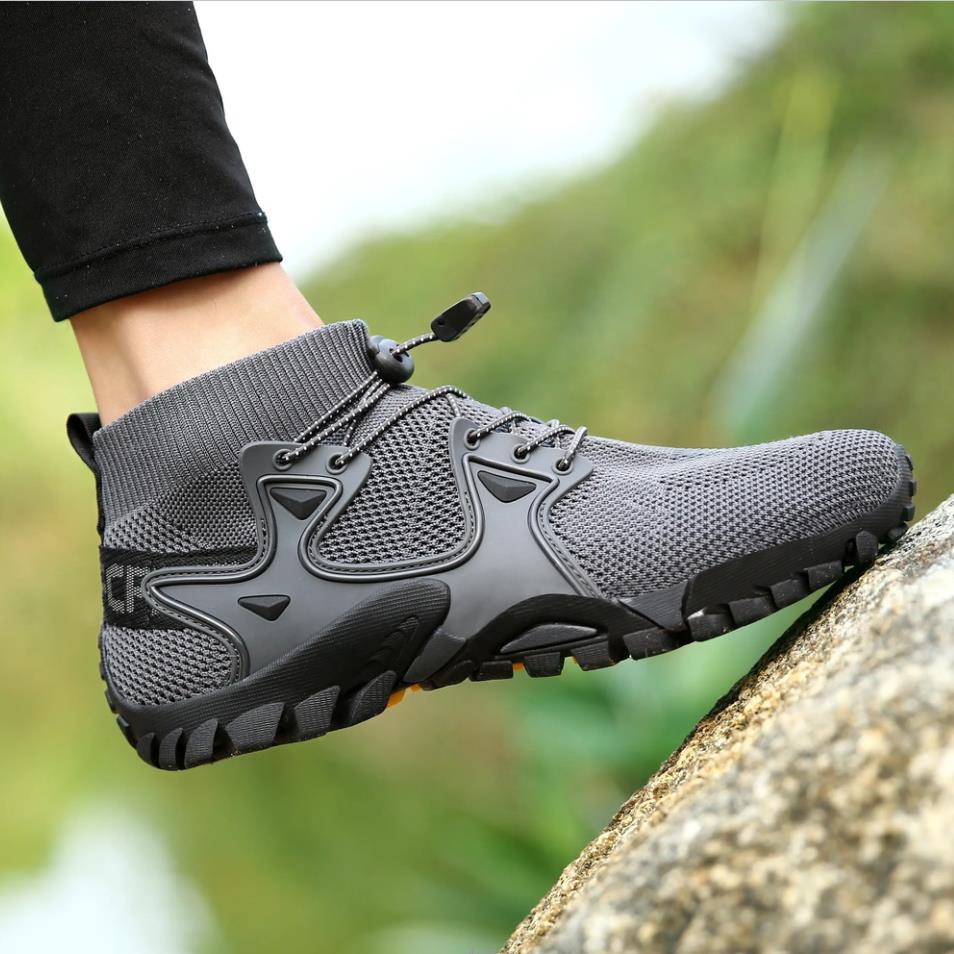 36-47 Unisex móda Outdoorová turistická obuv Lehká létající tkaná prodyšná plážová obuv Potápěčská obuv