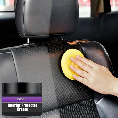 Car Plastic Restorer Crystal Clear Auto Interior Leather & Panel Renewal Wax Coating Agent Back To Black Gloss Car Wax Polish