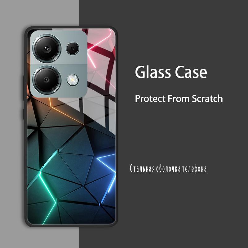 

Для Redmi Note 13 Pro 4G Чохол-кришка Захисне Скло Жорсткий Ударостійкий Чохол-бампер Для Xiaomi Redmi Note13 Pro 4G Захисний Чохол Redmi Note 13 4G