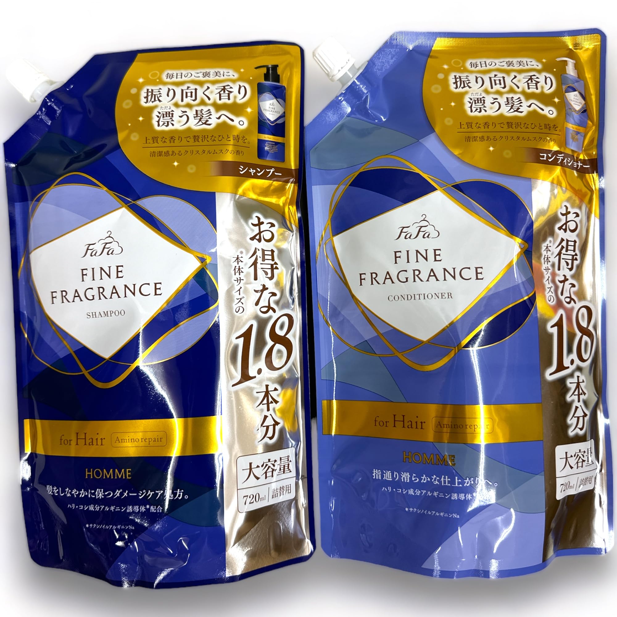 

Farfa Fine Fragrance Homme Шампунь-кондиционер 720 мл Сменный набор