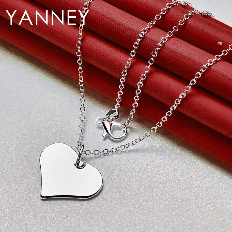 

Fashion 925 Sterling Silver 16-30 Delicate Flower Cross Pendant Necklace Women Gift Wedding Accessories Elegant Party 40cm