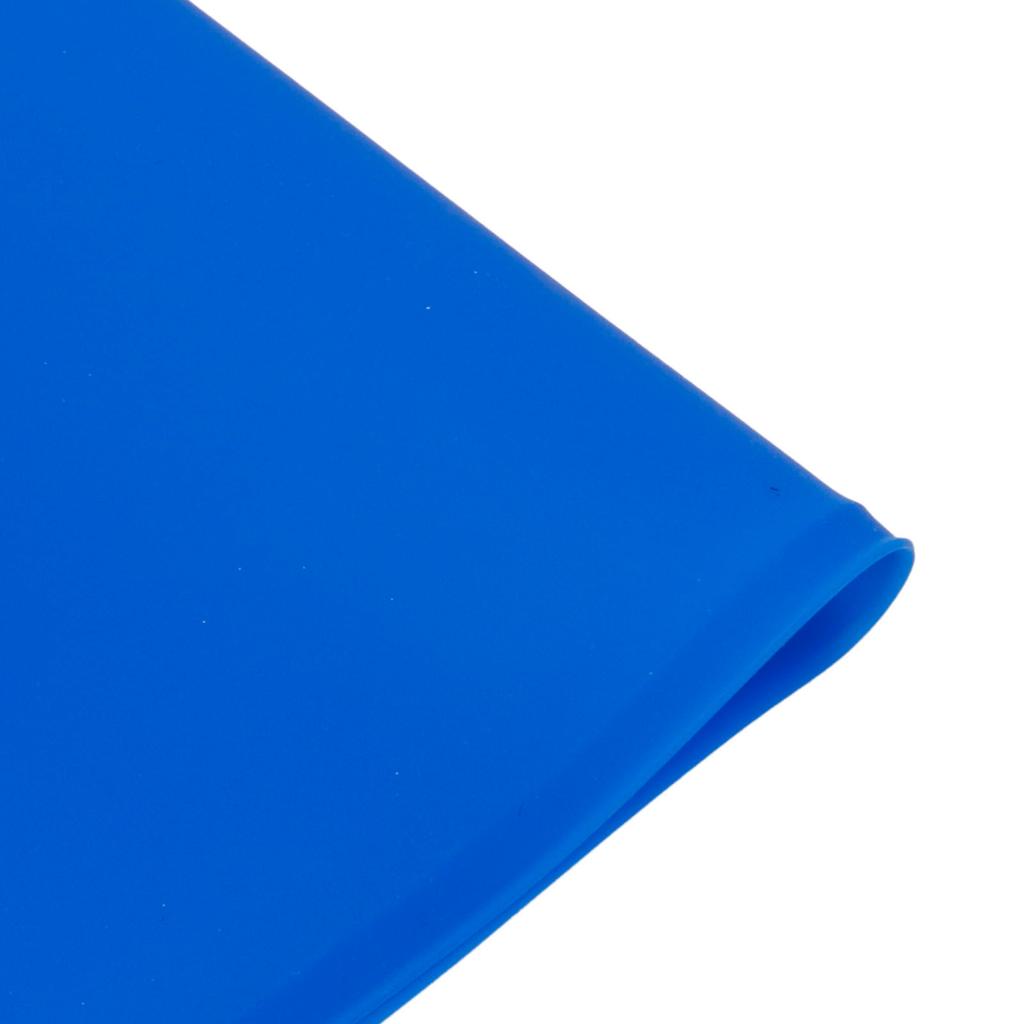 Pet Food Pad Silicone Waterproof Non Slip Bowl Drinking Feeding Mat Placemat for Dog Cat(Red )