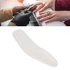 50pcs Mini Cosmetic Cream Spatula Curved Shaped Reusable Eye Cream Applicator for Nail Glue White