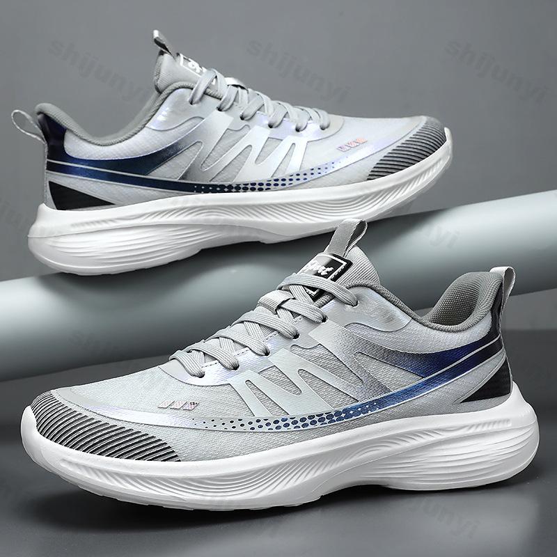 Men Leisure Sports Shoes 2025 Fashion Breathable Mesh Running Shoes Lightweight Outdoor Casual Sneakers Non-Slip Walking Shoes