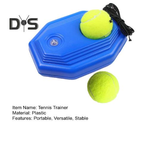 Tennistrener Rebound Ball Sett med 2 baller Tennis Treningsverktøy Solo Tennis Rebounder Utstyr for voksne barn
