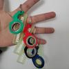 Hot Sale New Karambit Spinner Finger Swivel Claw Knife Keychain High Quality Metal Grain Texture Fidget Spinner Metal Keych Toy