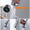 Universal Rotating Kitchen Faucet Sprayer with Anti-Splash Slim Design