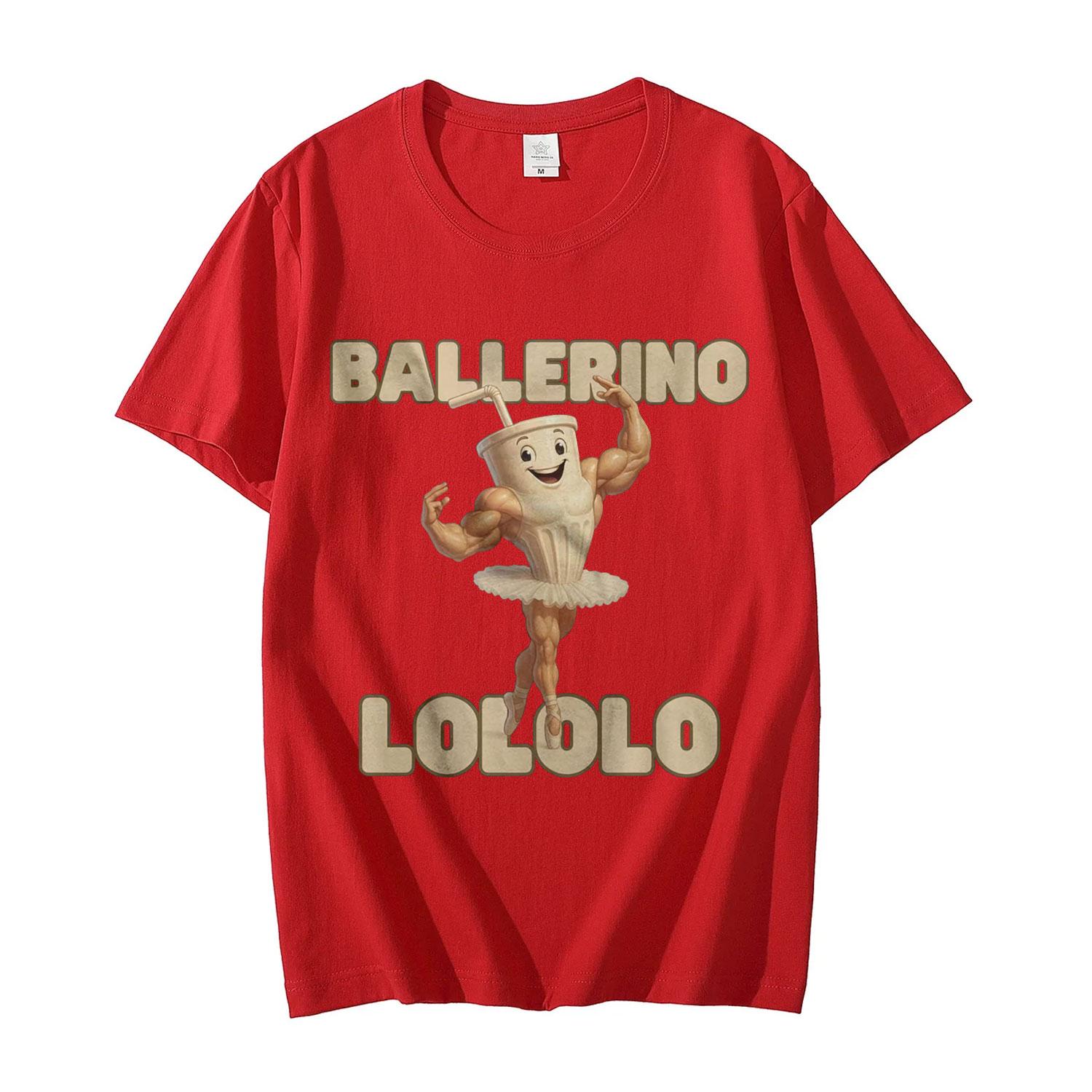 

Ballerino Dancer Graphic T Shirts Italian T-shirts Women Casual Fashion T-shirt 4XL
