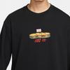 Nike SB American Vintage Soft Comfortable Loose Fit Drop Shoulder Casual Long Sleeve T-Shirt Men Tops Black HJ0807-010