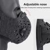 Face Cover with Filter Breathable Nylon Nose Clip Cycling Face Cover for Outdoor