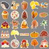 50 Autumn Fresh Doodle Personality Cartoon Squirrel Animal DIY Skateboard Suitcase Stickers Waterproof
