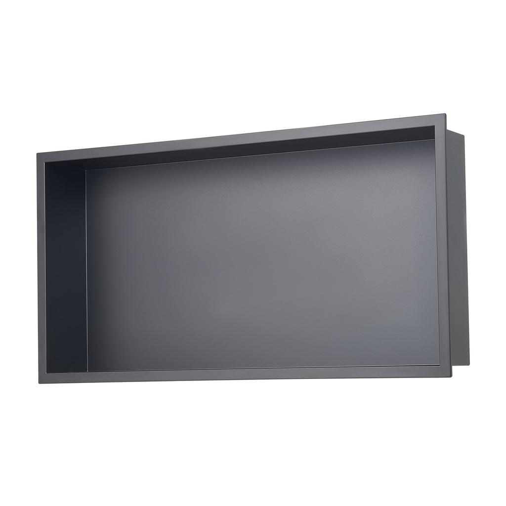 VEVOR Shower Niche, 33.0 x 63.5 x 10.2 cm Recessed Wall Niche, Heavy-duty Stainless Steel Modern Soap & Shampoo Storage Organizer