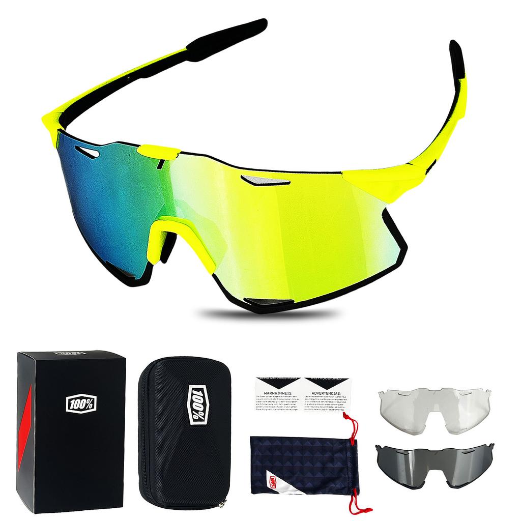S5Cycling Sports Glasses with Interchangeable Lenses Set for Men and Women, Windproof Mountain Bike Goggles, Sports Model