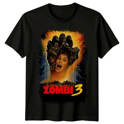 Zombie Flesh Eaters 2 (1988) Movie Poster Inspired T-Shirt Retro 80s Tee