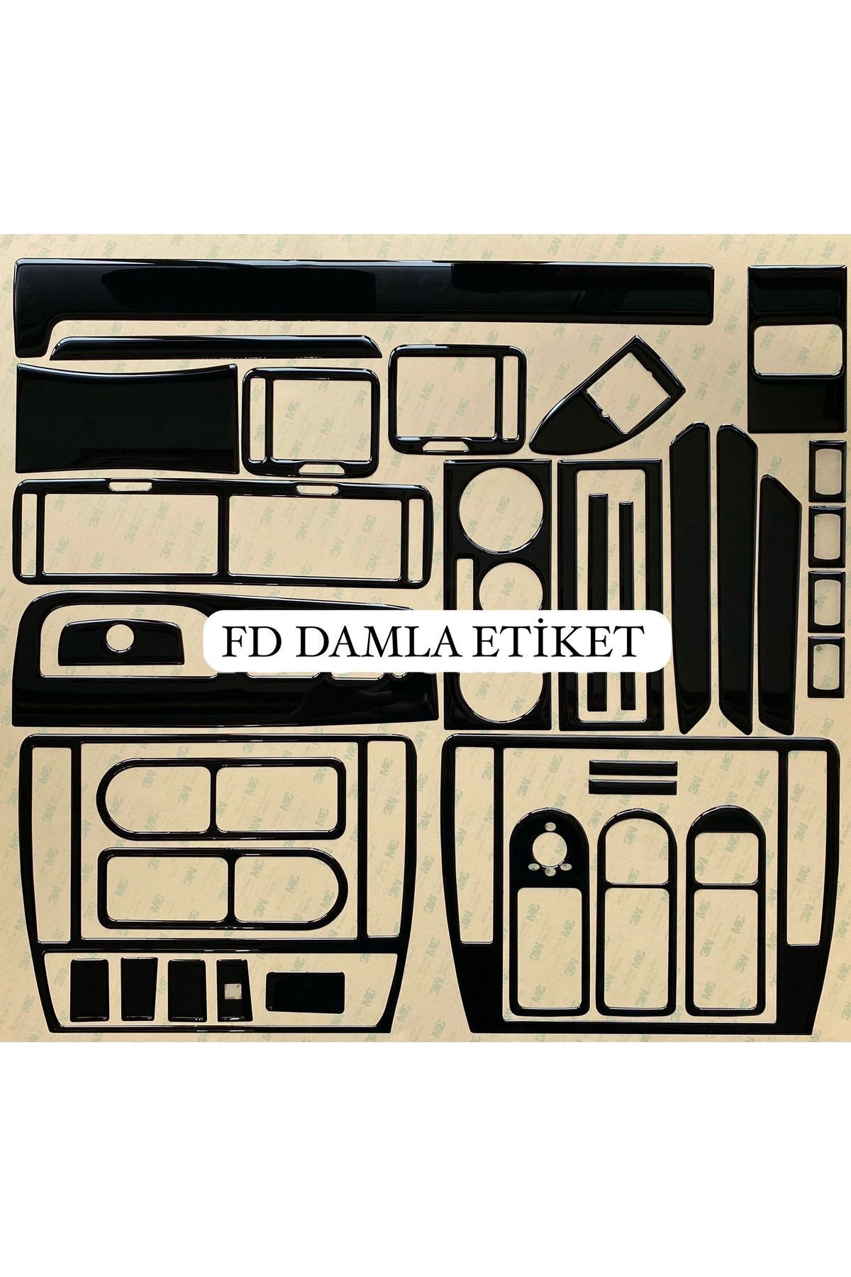 

Volkswagen Passat B5 B5.5 Maun Kaplama Set PianoBlack Renk Full Set Özel Dizayn