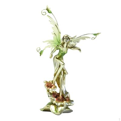 Fairy Angel Garden Statue Figurine Lawn Ornament Decorative Display Statuary for Balcony