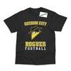 Gotham City Rogues Football Inspired by Batman Printed T-Shirt