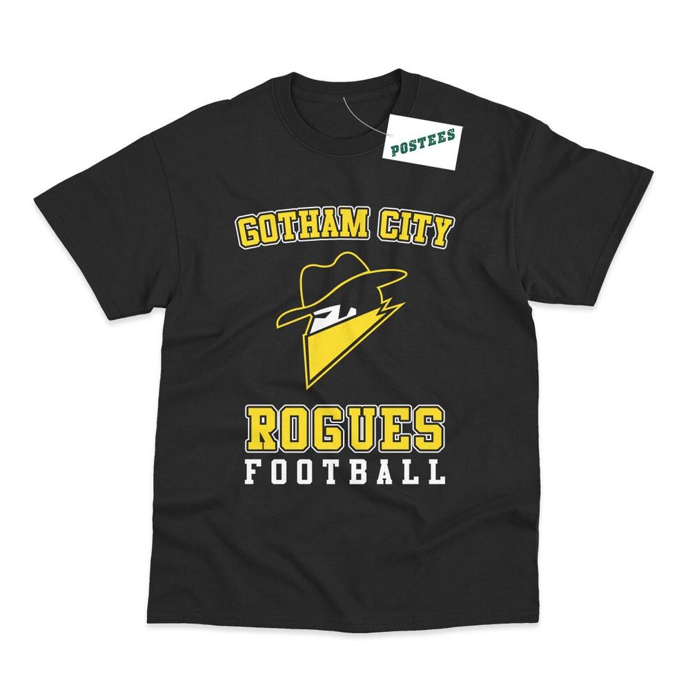 

Gotham City Rogues Football Inspired by Batman Printed T-Shirt 2XL
