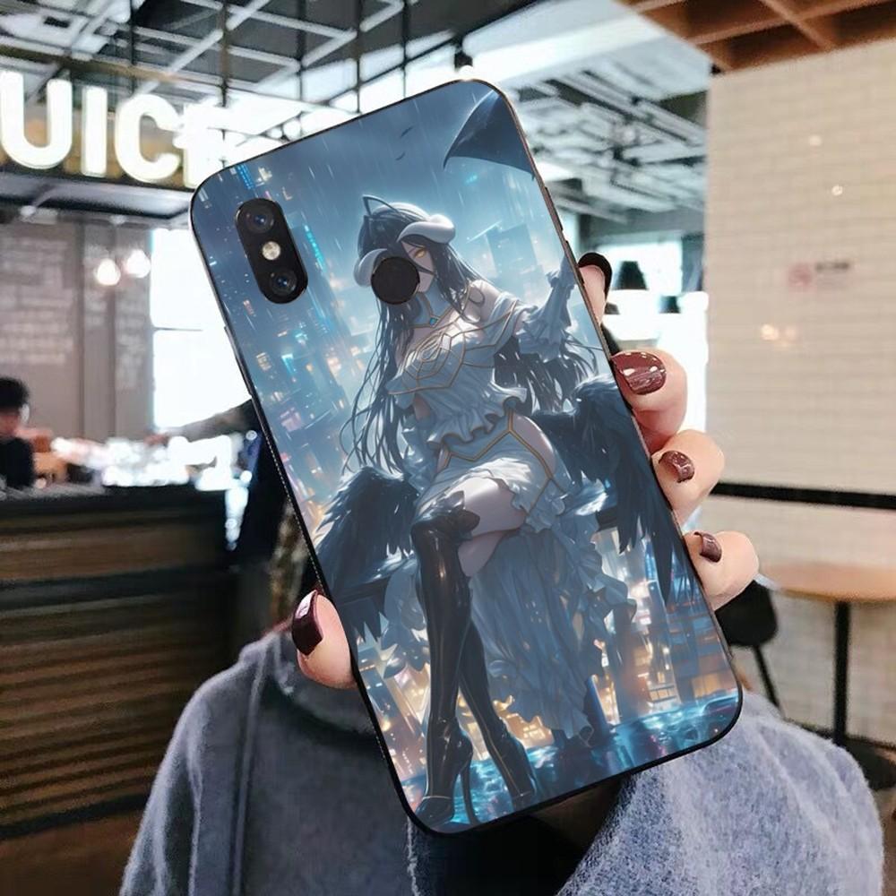 Anime Overlord Albedo Phone Case For Xiaomi Mi 5X 8 9 10 11 12 Lite Pro 10T PocoX3pro PocoM3 Note 10 Pro Lite