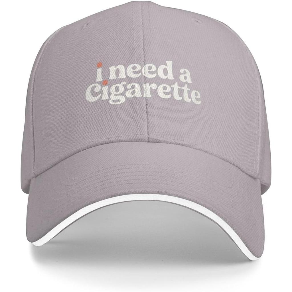 I Need A Cigarette Baseball Cap Polyester Casual Adjustable Baseball Hat Unisex