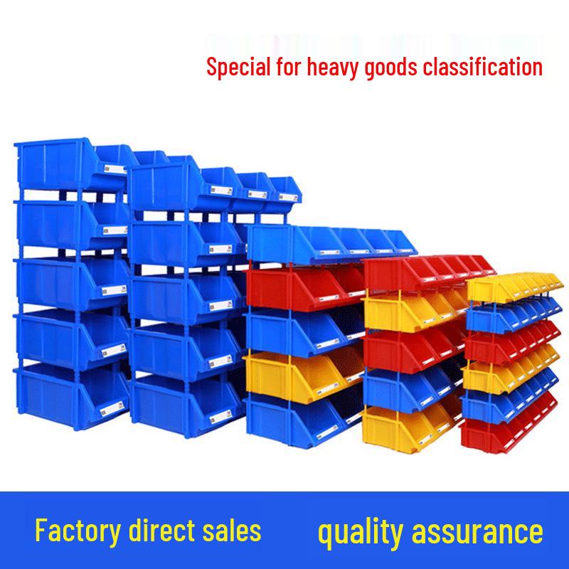 Modular Hardware Storage Box with Slanted Opening