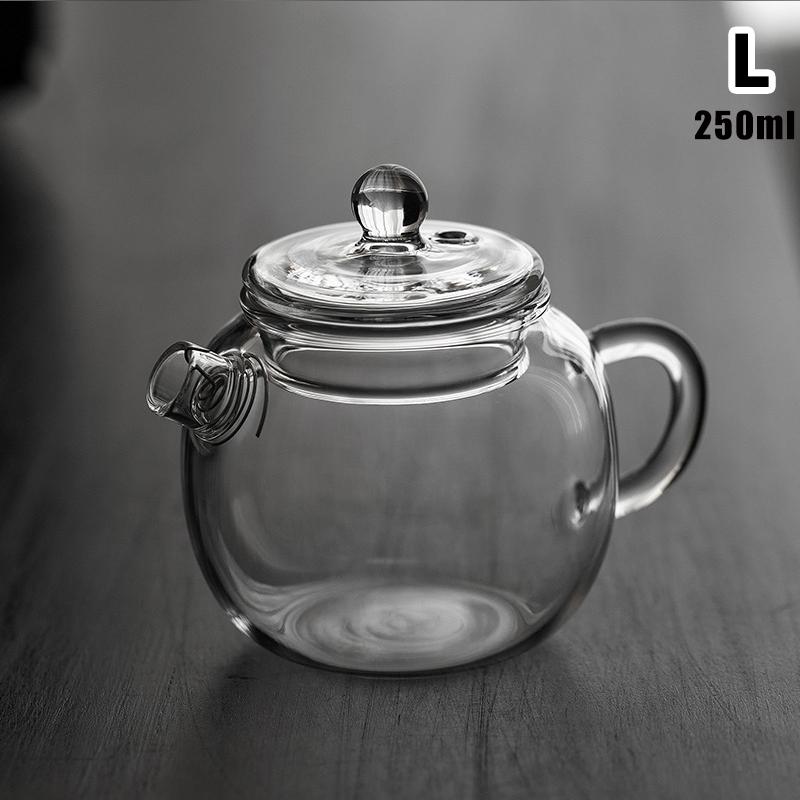 

Термостойкий стеклянный чайник, стеклянный чайник с заварочным устройством, травяной кофейник для чая, чайный набор, практичная бутылка, цветочная чашка 250ml