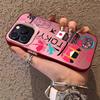 Japan Plane Travel Ticket Phone Case For iPhone 16 15 14 13 12 11 Plus Pro Max Multicolor Aurora Laser Shockproof Funda Cover
