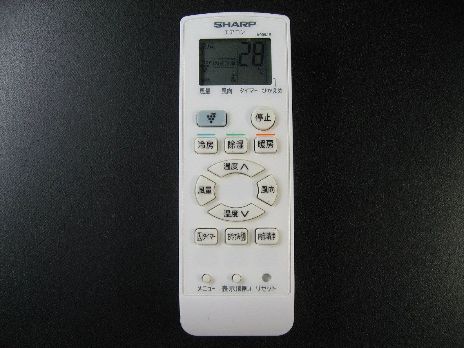Sharp Air Conditioner Remote Control A909JB