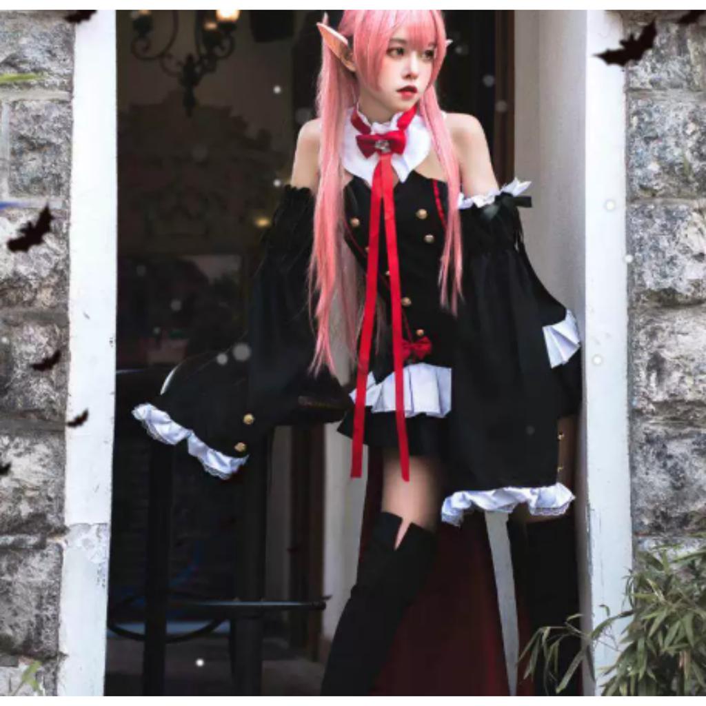 Anime Seraph of the end Krul Tepes Cosplay LolitaDress Vampire Costume Uniform