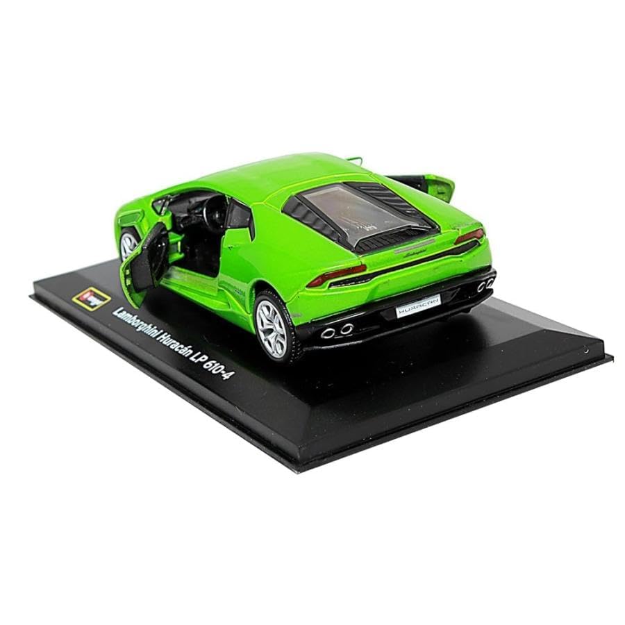 Bburago Lamborghini Huracan 1/32 Scale Diecast Model Car HURACAN LP610-4 2014 (Green) 18-43063