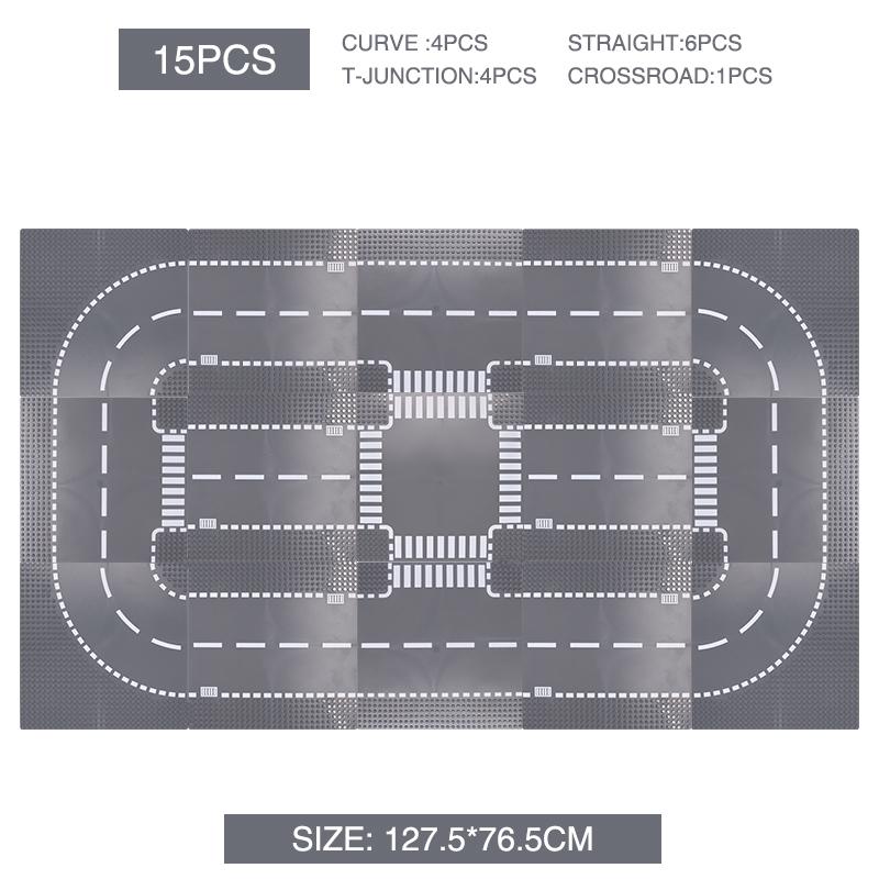 Non-Toxic Classic Building Blocks Base Plate City Street View Traffic Road Figures Construction Toys Bricks Plastic Parts Base Plate Gifts