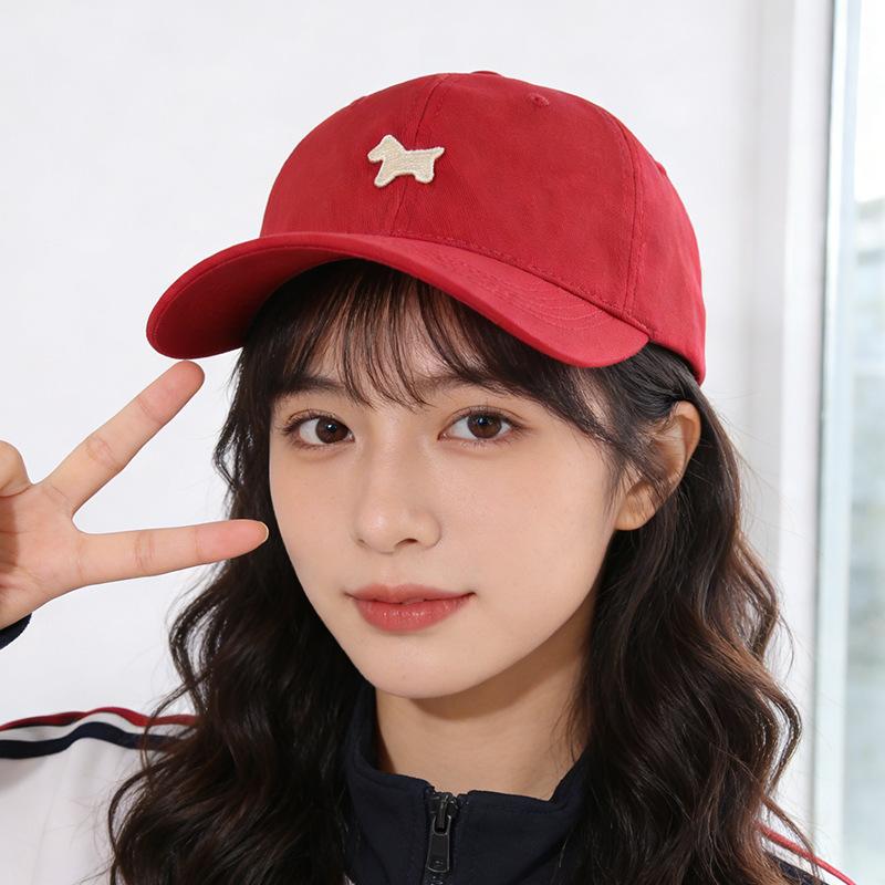 Baseball cap Women's wide brim shows the face Small versatile sun hat Japanese high-quality casual cap