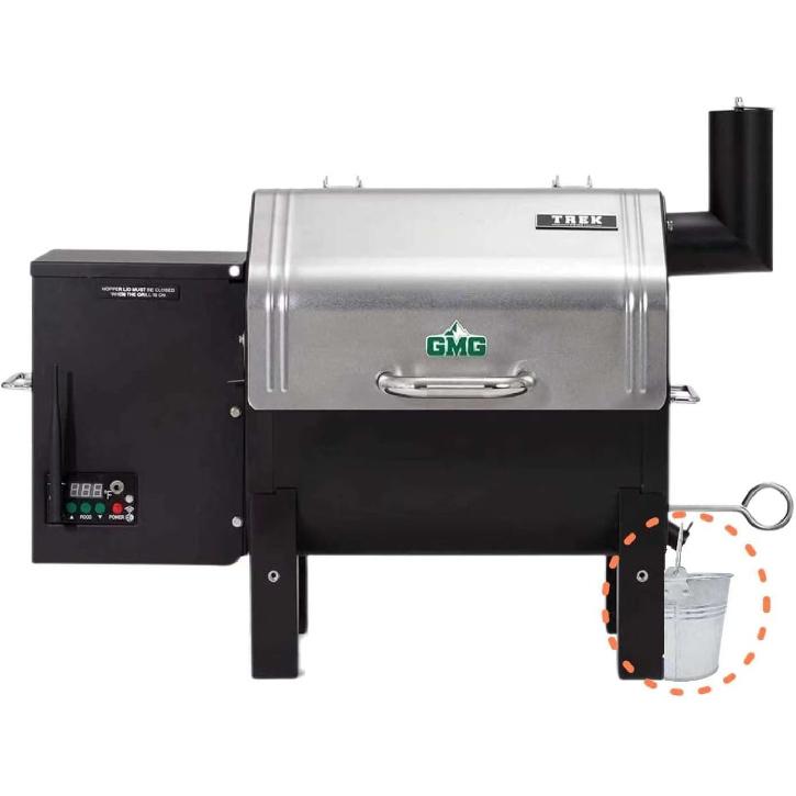 4 Inch Height Mini Bucket Replacement for Small Pitboss, Green Mountain, Traeger Smoker/Wood Pullet Grill (1)