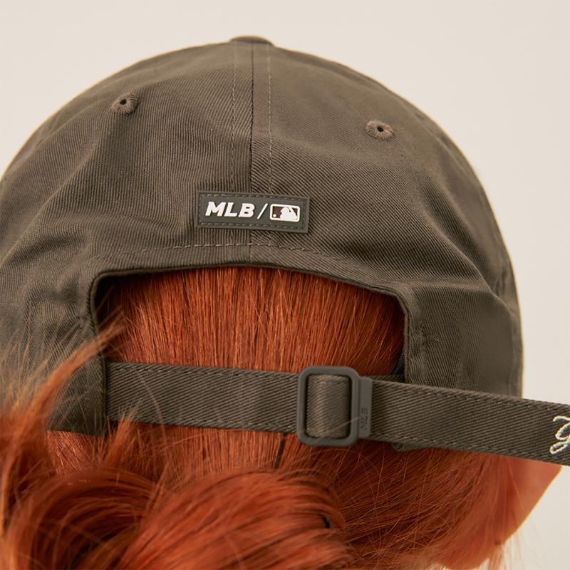 MLB Cotton Baseball Cap For Sun Protection Unisex Brown Fashion 3ACPB045N-50BR