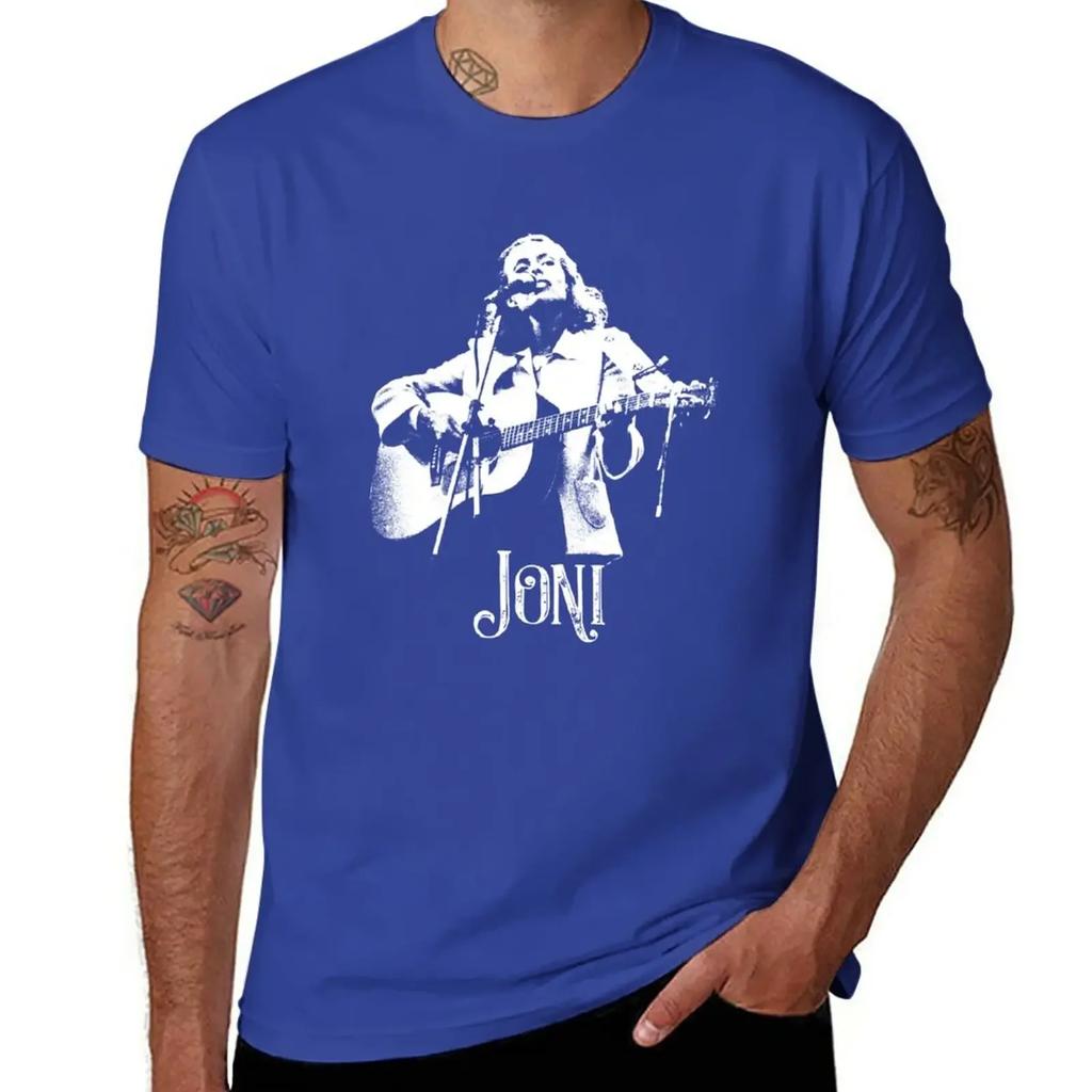 Joni - The White Stencil T-Shirt sweat vintage clothes t shirts for men pack